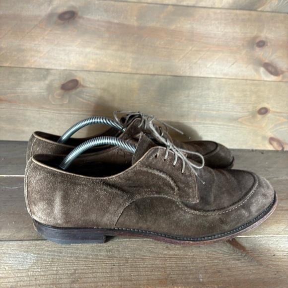 paul smith mens size 10 shoes brown suede comfort causal dress shoes - Picture 2 of 9